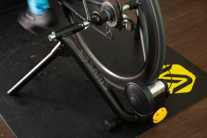 How can I use my thru axle bike on a turbo trainer?