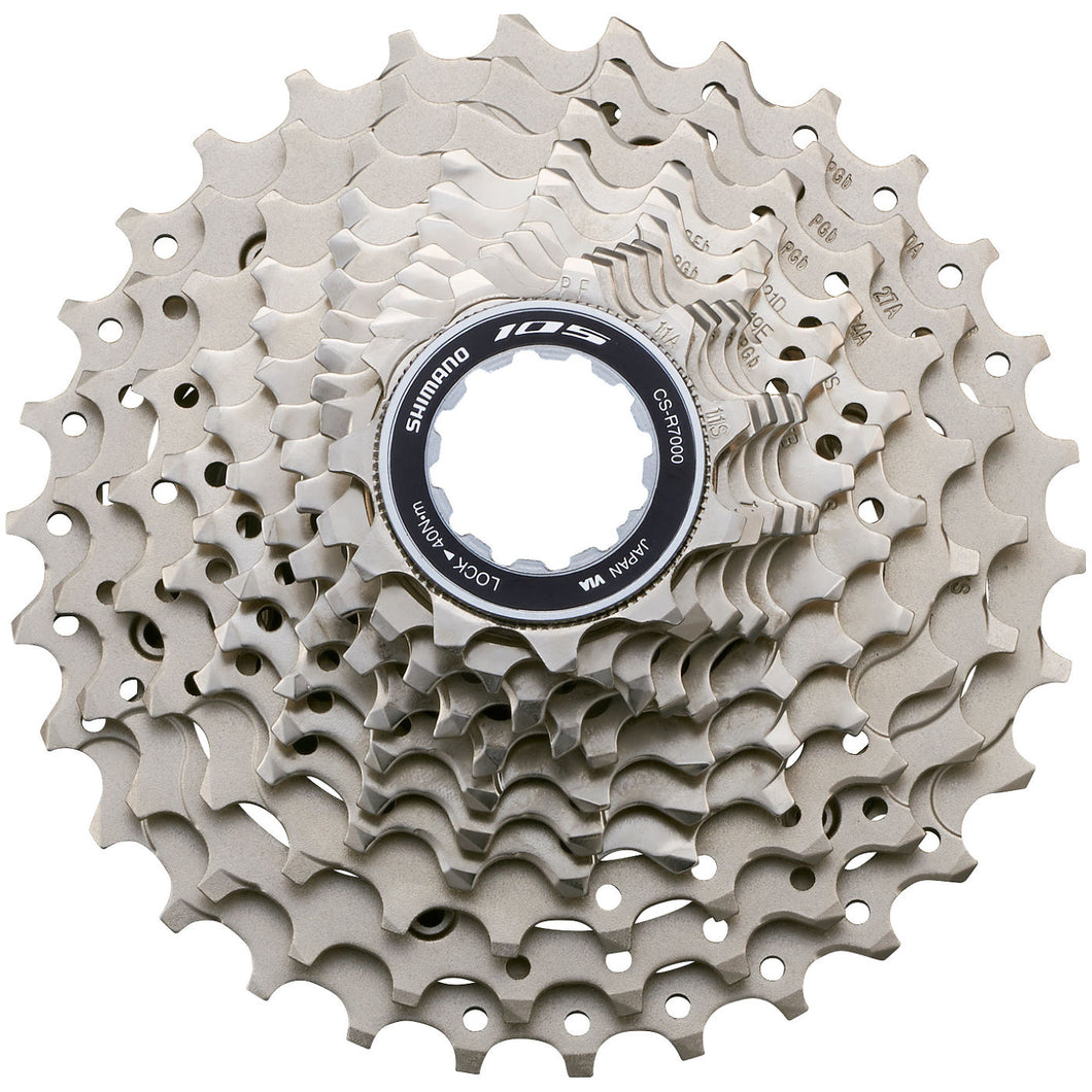 Shimano 105 R7000 11 Speed Cassette (11-28t) - Turbo Trainer Hire