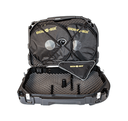 ShokBox Wheel-Bag Set with Triangle Accessory Bag - Turbo Trainer Hire